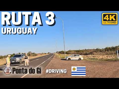 Así es la RUTA 3 | Viaje de Bella Unión a Arapey #DRIVING 4K 2026 - URUGUAY