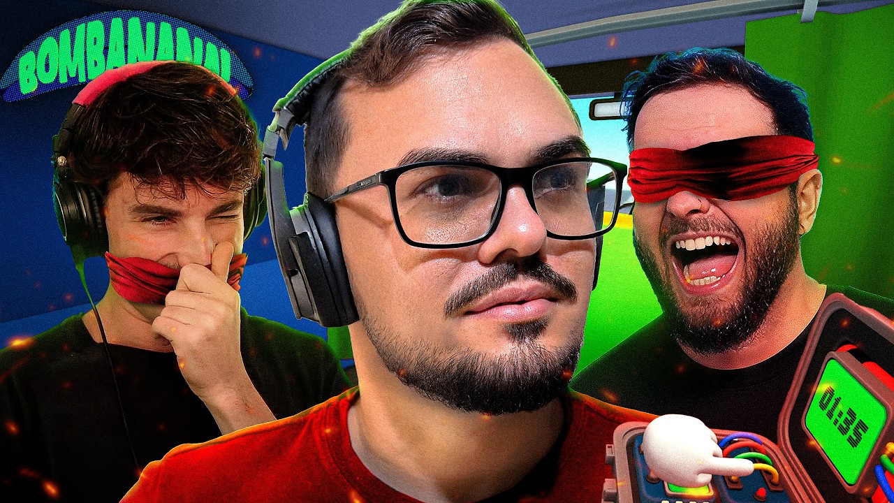 UM SURDO, UM MUDO e UM CEGO DESARMANDO UMA BOMBANANA
