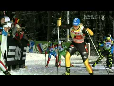 Magdalena Neuner - 27th World Cup win - Oberhof Sprint, Jan 2012