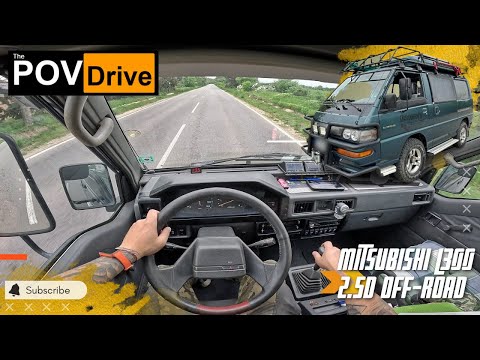 1995 Mitsubishi L300 2.5D 89hp | OFF-Road Camper | POV Test Drive