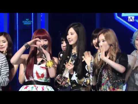 Mnet M! Countdown   May 17, 2012 SNSDTTS   Today's winner