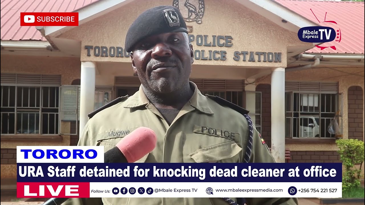 URA staff in custody for allegedly knocking dead cleaner, family demands justice 