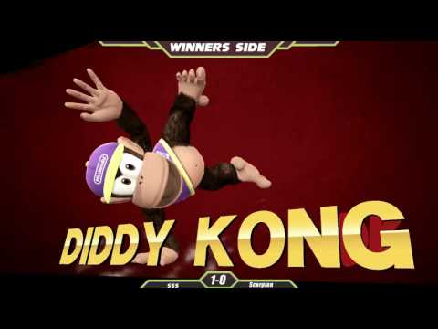 Qortuba 20th Jan - SSB4 - SSS (Diddykong) VS Scorpion (Yoshi) - Winners side