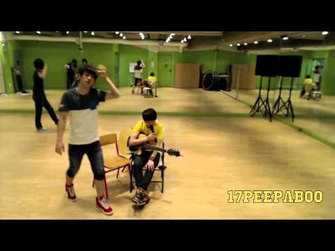 130501 SEVENTEEN TV  dance+sing nu'est [not over you+intro me to your noona]