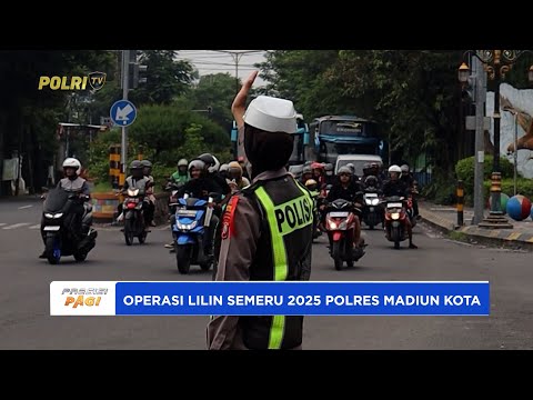POLRES MADIUN KOTA MELAKSANAKAN OPS LILIN SEMERU 2025 PADA LIBUR NATARU