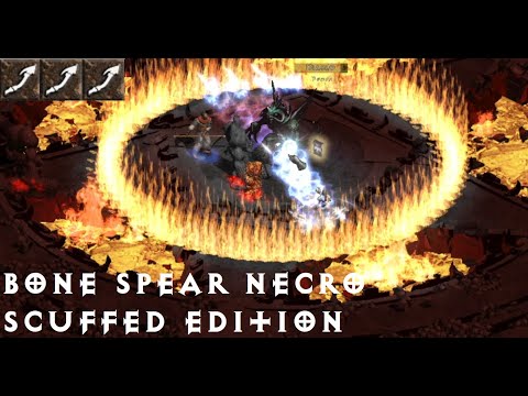 [Path Of Diablo] Bone Spear Necromancer for early Ladder - SCUFFED EDITION