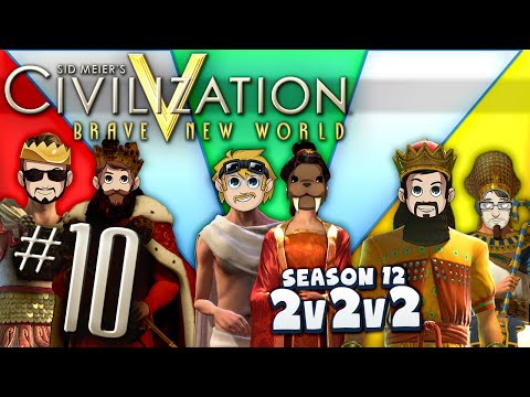 Civilization 5 2v2v2 - #10 - Cold Pizza Pocket