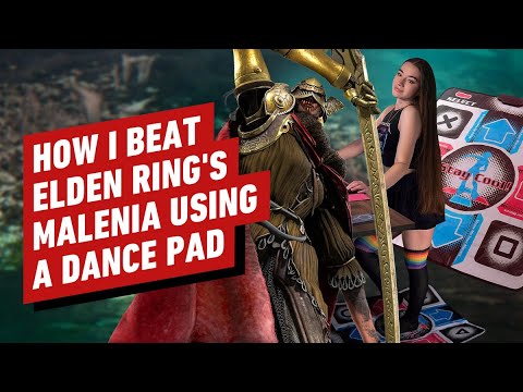 A Swedish Streamer Beat 'Elden Ring' With Only A DDR Dance Pad, Here's How She Did It