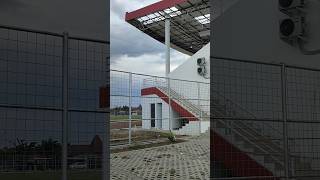 Download lagu The Pringgondani Stadium stands were hit by winds mp3