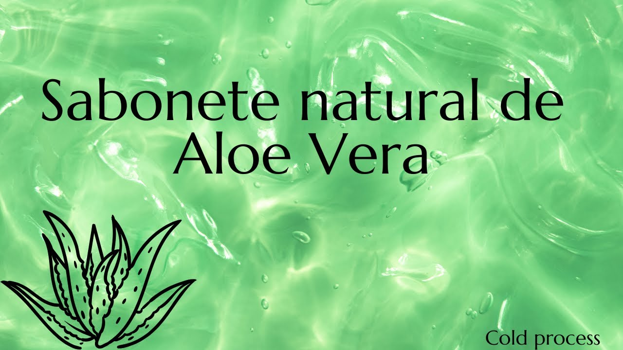 🌱 Sabonete Natural de Aloe Vera Feito à Mão – Cold Process 🌱