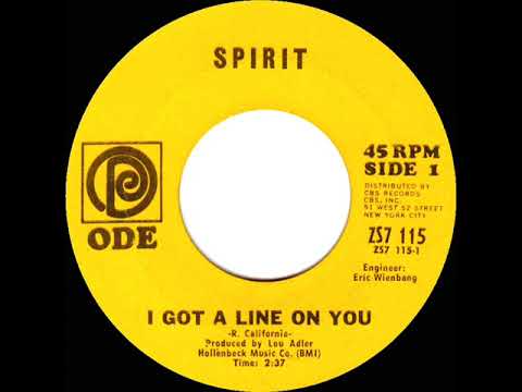1969 HITS ARCHIVE: I Got A Line On You - Spirit (mono 45)