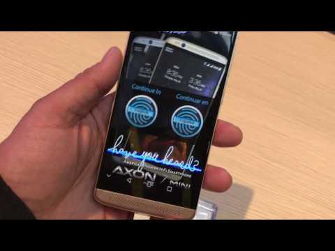 ZTE Axon Mini Hands On At CES 2017