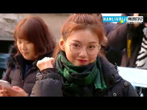 23日上午永登浦高考考场上维基米WekiMeki金度妍在上学的路上