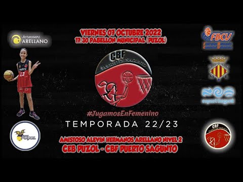 Videohighlights Ceb Puzol - Alevín Hermanos Arellano CBF Puerto Sagunto (Amistoso 22-23)