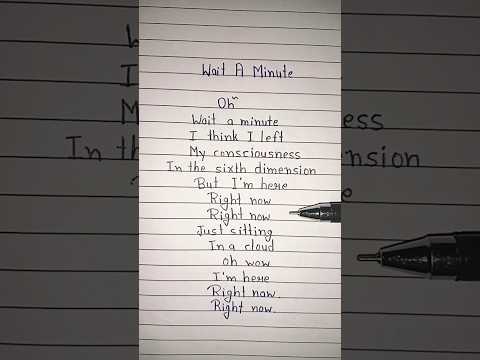 Willow Smith - \Wait A Minute\ (Lyrics)