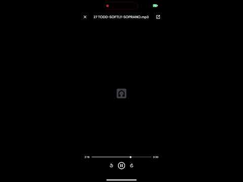 Softly by Will Todd: SOPRANO Part