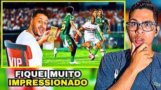 COMO É ASSISTIR UM PARTIDA DE DENTRO DO CAMPO!? (REACT)