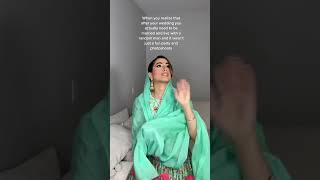 When you want the wedding but not the man 😤 #wedding #browntiktok
