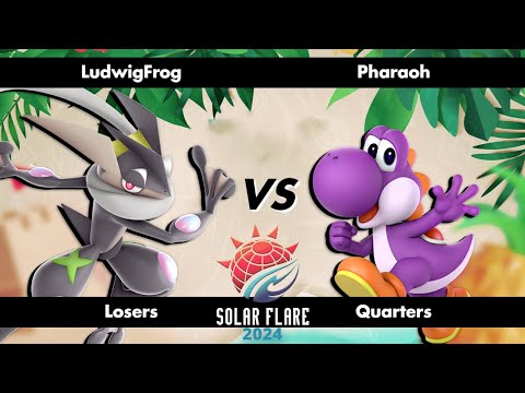 Solar Flare 2024 - LudwigFrog (Greninja) vs Pharaoh (Yoshi) - Ultimate Singles - Losers Quarters