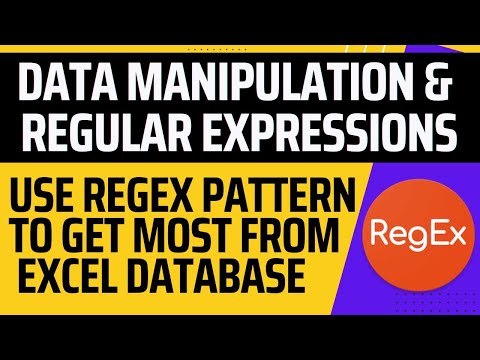 Use Regex (Regular Expressions Library) in VBA for Data Manipulation in Excel