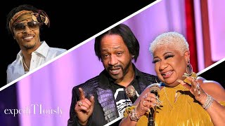 Luenell Gives Flowers To Kat Williams!