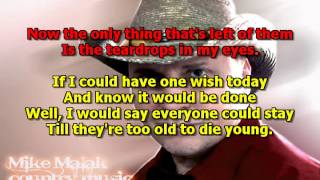 Mike Malak &amp; The Fakers  - Too Old To Die Young  (Moe Bandy, cover song, lyrics)