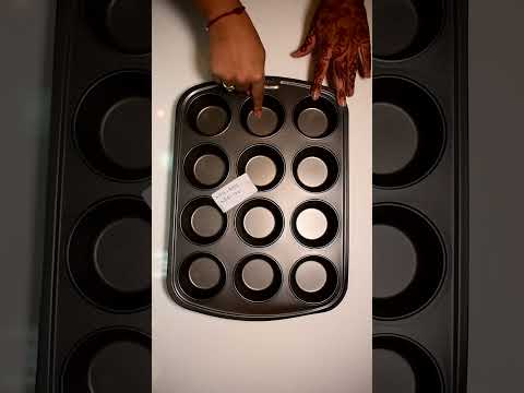 Nonstick aluminium muffin tray cupcake pan tray (12 cup cavi...