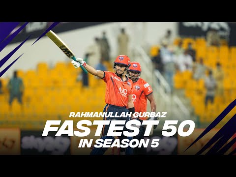 Rahmanullah Gurbaz SMASHES Fastest 50 of Season 5! | 57 from 16 balls | Day 12 | Player Highlights