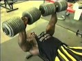 Bodybuilding Superhuman Ronnie Coleman Dumbell Bench Press