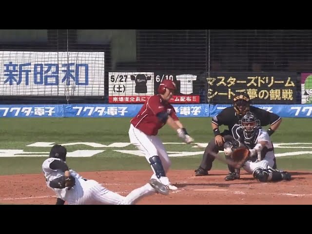 【4回表】イーグルス・藤田 技ありのタイムリーヒットで追加点!! 2017/5/21 M-E