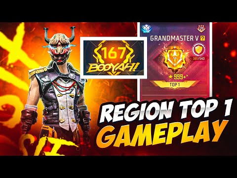 Clash Squad Rank Region Top 1 🥵 Grandmaster Gameplay 🤯 | Garena - Free Fire