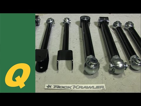 Upper and Lower Control Arm Install for Jeep Wrangler TJ by RKS