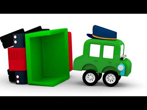 Lehrreicher Zeichentrickfilm für kleine Kinder - Die 4 kleinen Autos helfen der Polizei