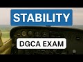 CHAPTER 6 STABILITY PRINCIPLES OF FLIGHT DGCA