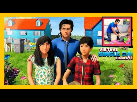 Virtual Single Dad Family Simulator Gameplay