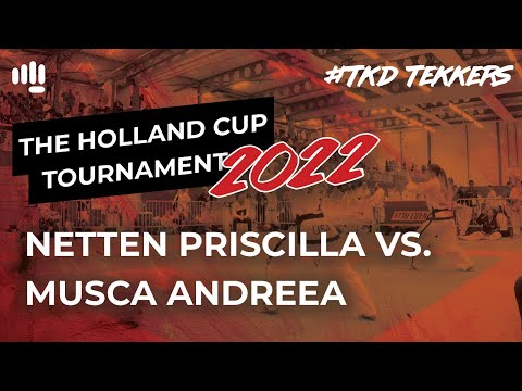 Priscilla Netten v Andreea Musca - The Holland Cup 2022 #TKD