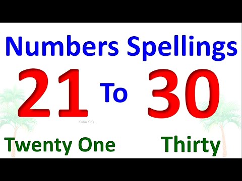 YouTube video about: How do you spell 22?