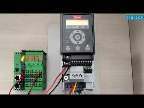 Communication setup between Danfoss VLT HVAC BASIC FC-101 & Phoenix Contact PLC || DigiconAutomation