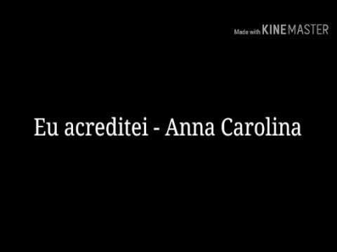 Eu acreditei - Anna Catarina | Letras Músicais