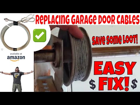 YouTube video about: How to repair garage door cable?