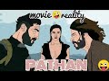 Pathan Full Movie VS Reality 2nd Animation Sahrukh Khan Ki Deepika New Movie