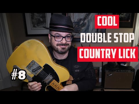 Learn this Country Guitar Lick #8 Double Stop Lick in A