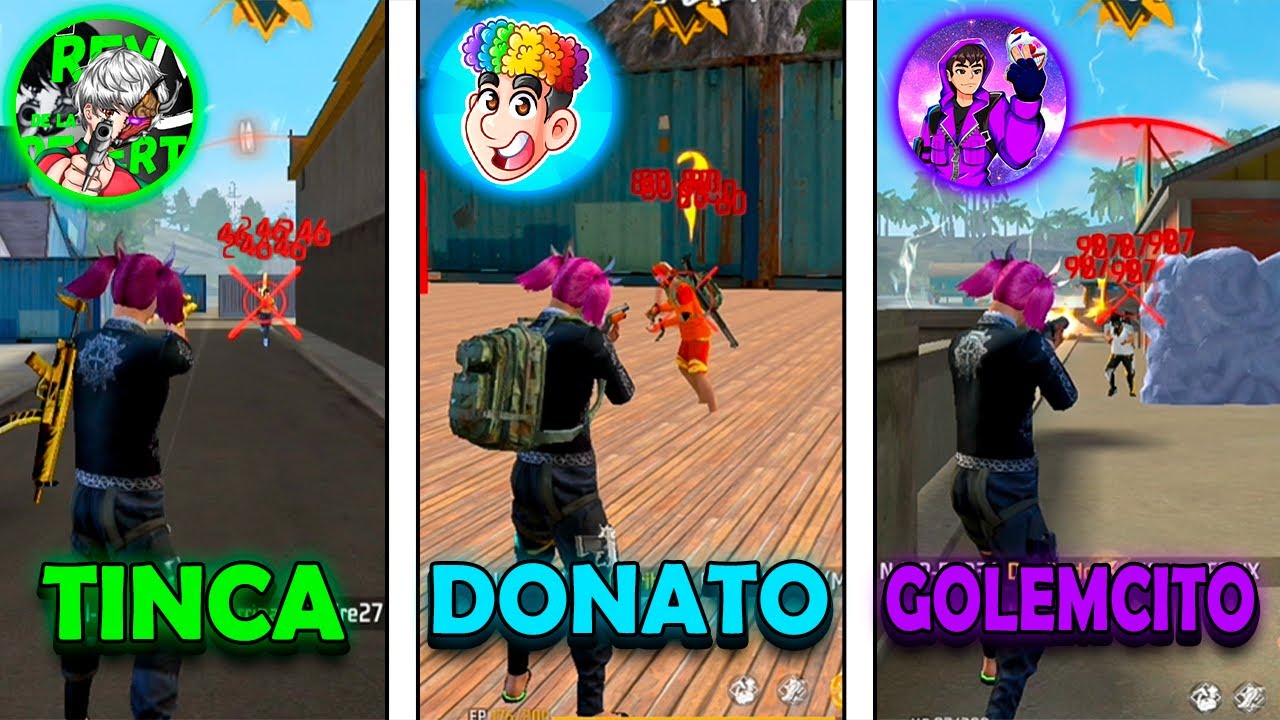 PROBE LAS CONFIGURACIONES DE LOS YOUTUBERS DE FREE FIRE...🤨