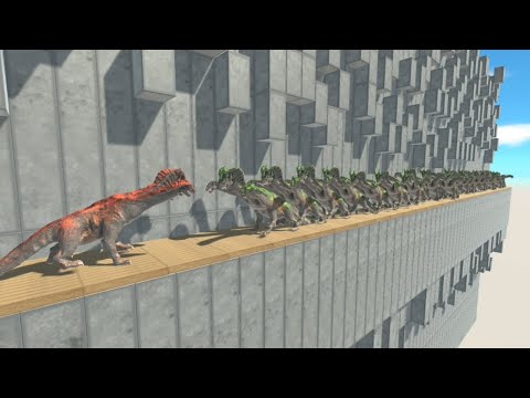 HYDRA on Wooden Bridge vs ARMY from ALL UNITS Animal Revolt Battle Simulator