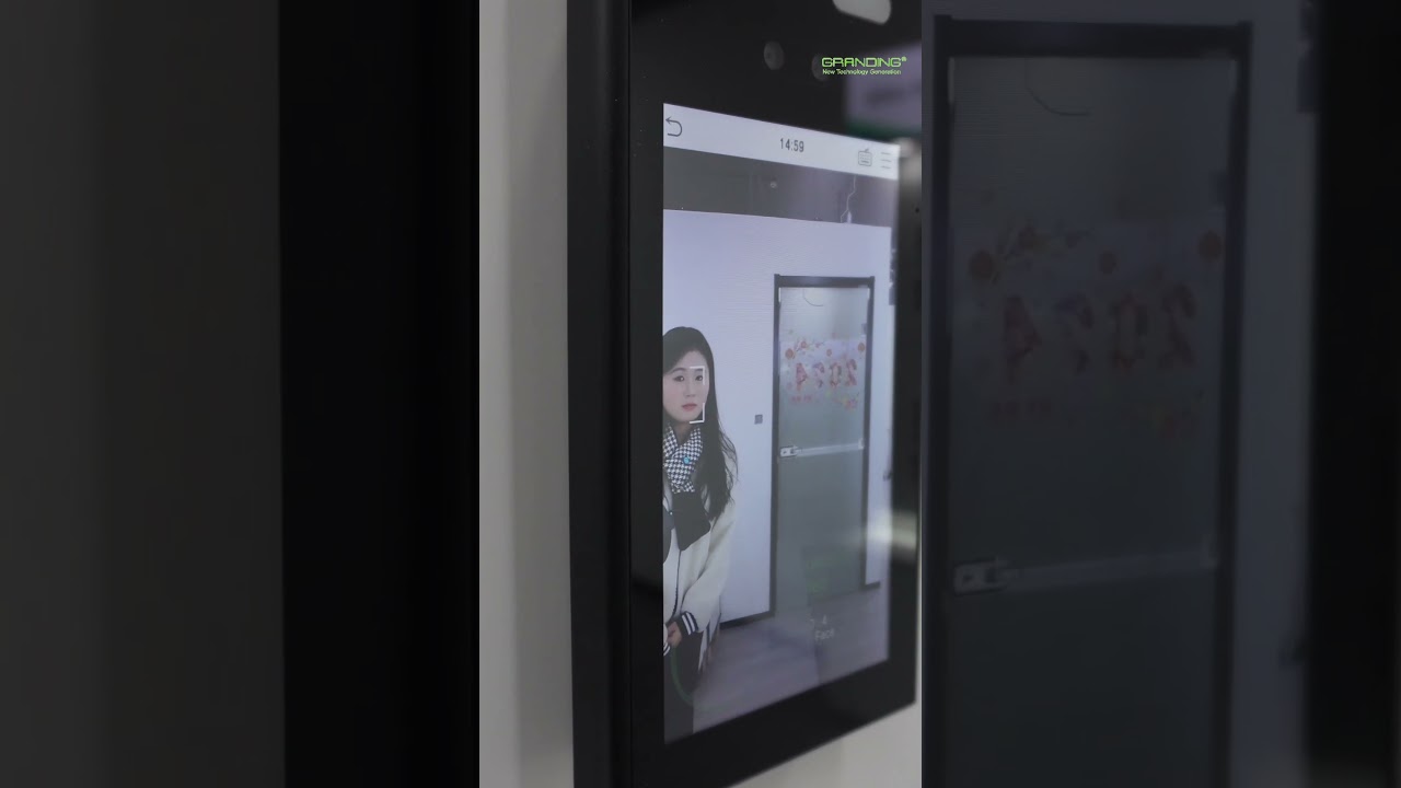 Next-level security with a 7” screen 😎 | Facial Recognition System demo 🚀  #accesscontrol  #faceid