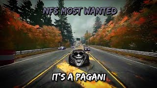NFS Most Wanted PAGANI being hyper 🔥- NFS Addons - Best race moment 