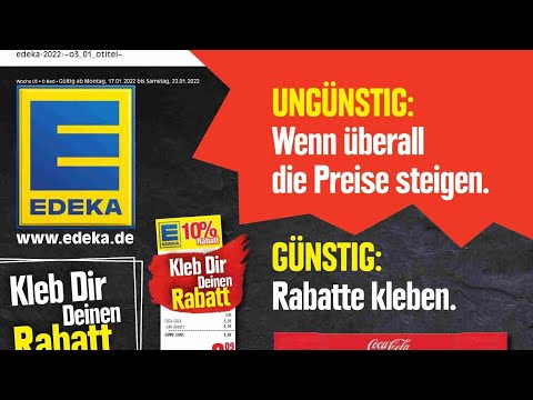 🛒 Edeka Katalog Prospekt 17. bis 22. Januar 2022 - Neuigkeiten, Angebote Deutschland 🇩🇪