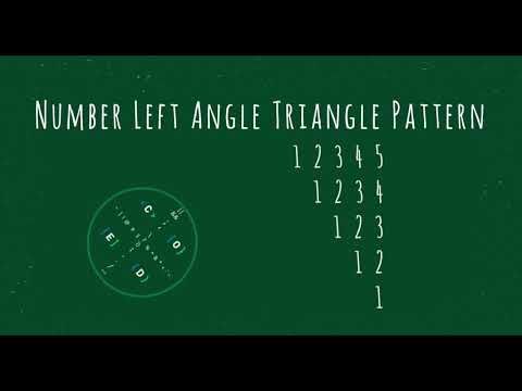66 Number Left Angle Triangle Pattern Without Any Pre Defined Method Using While Loop In Python