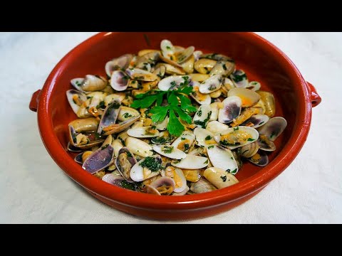 Coquinas al ajillo
