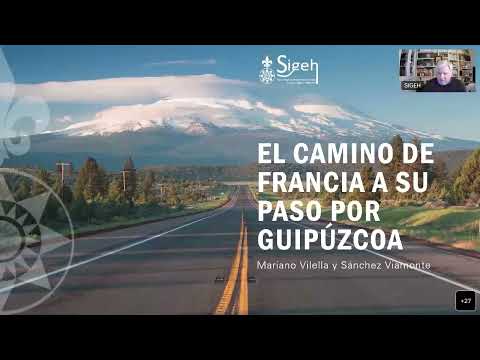 Conferencia SIGEH - "El camino de Francia a su paso por Guipúzcoa"